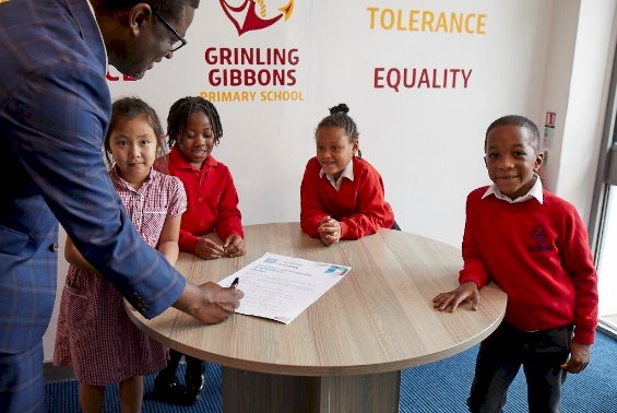 Grinling Gibbons Primary school leading the way with the Tackling Race Inequality in Education Pledge - Voice Online
