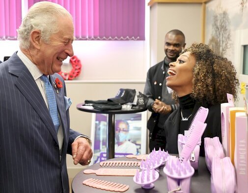 Prince Charles meets young black entrepreneurs