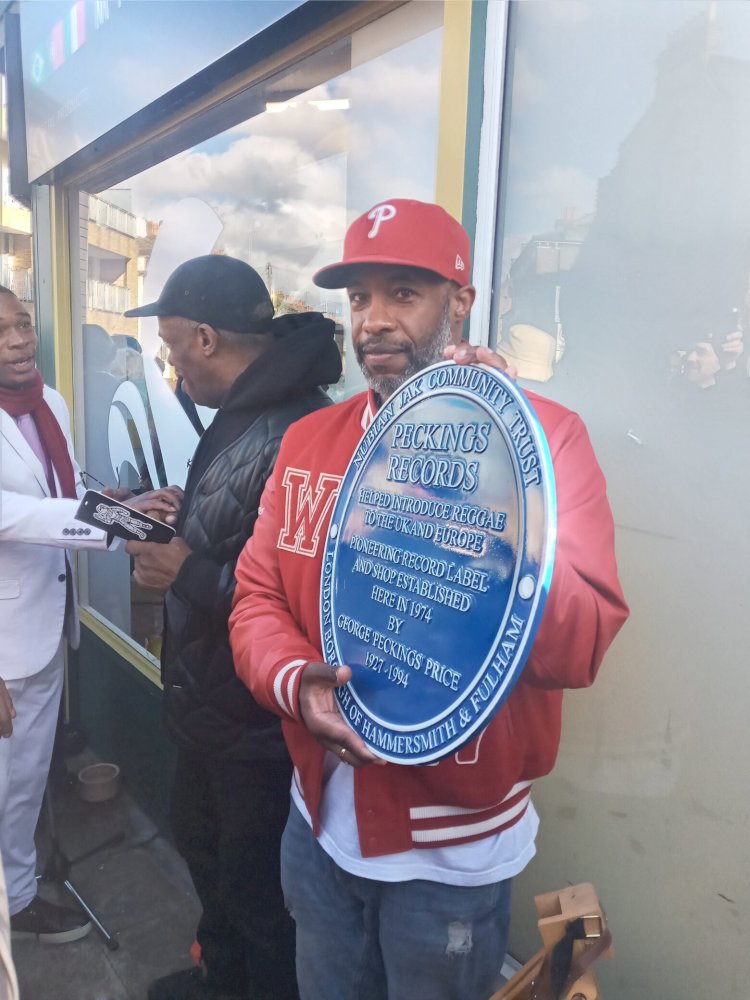 Pioneering Peckings Records honoured with Blue Plaque