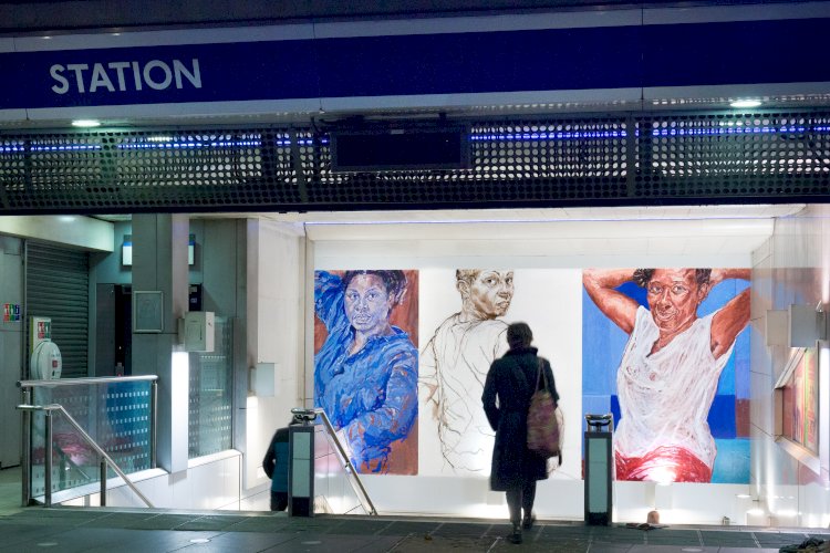 New mural by Turner Prize nominee Claudette Johnson launches at Brixton Tube station