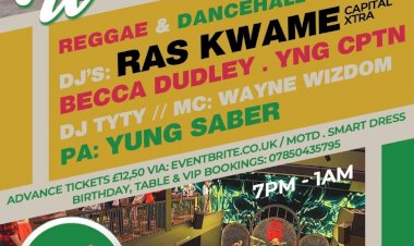 REGGAE ON THE WHATF 3 May Canary Wharf London