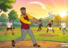 Prominent  Young  African American Baseball Player Eric Fleetwood