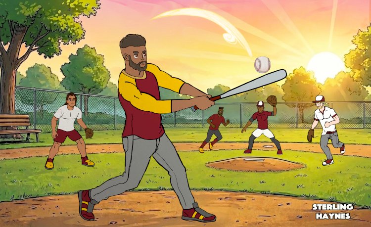 Prominent  Young  African American Baseball Player Eric Fleetwood